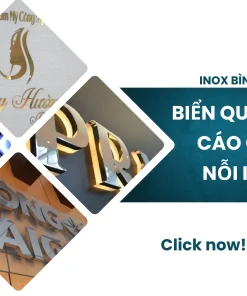 BIỂN QUẢNG CÁO BẰNG CHỮ INOX