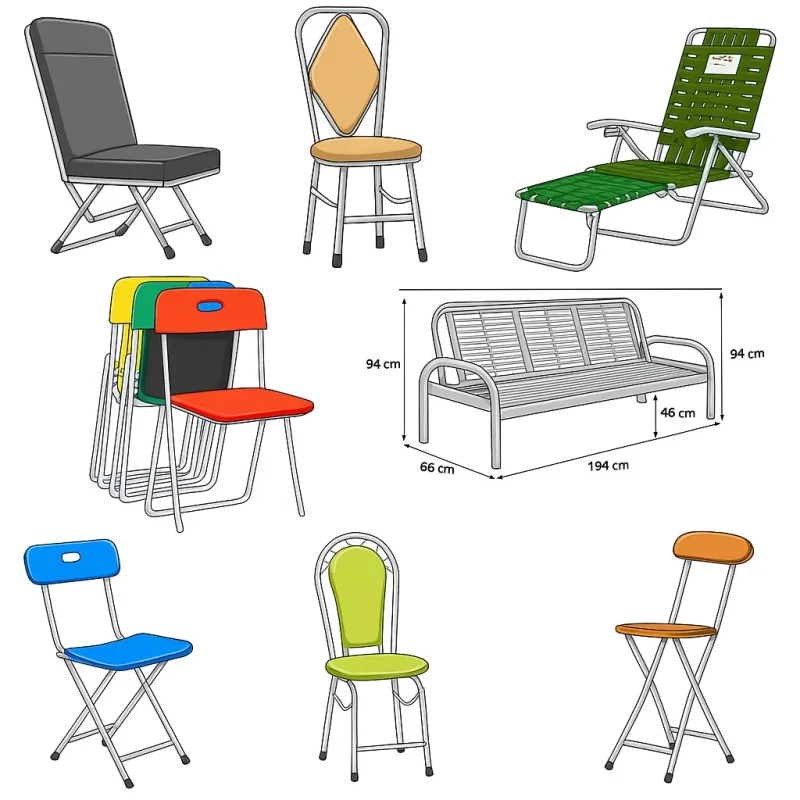 GHẾ XẾP INOX GIÁ RẺ 7 GHẾ XẾP INOX GIÁ RẺ