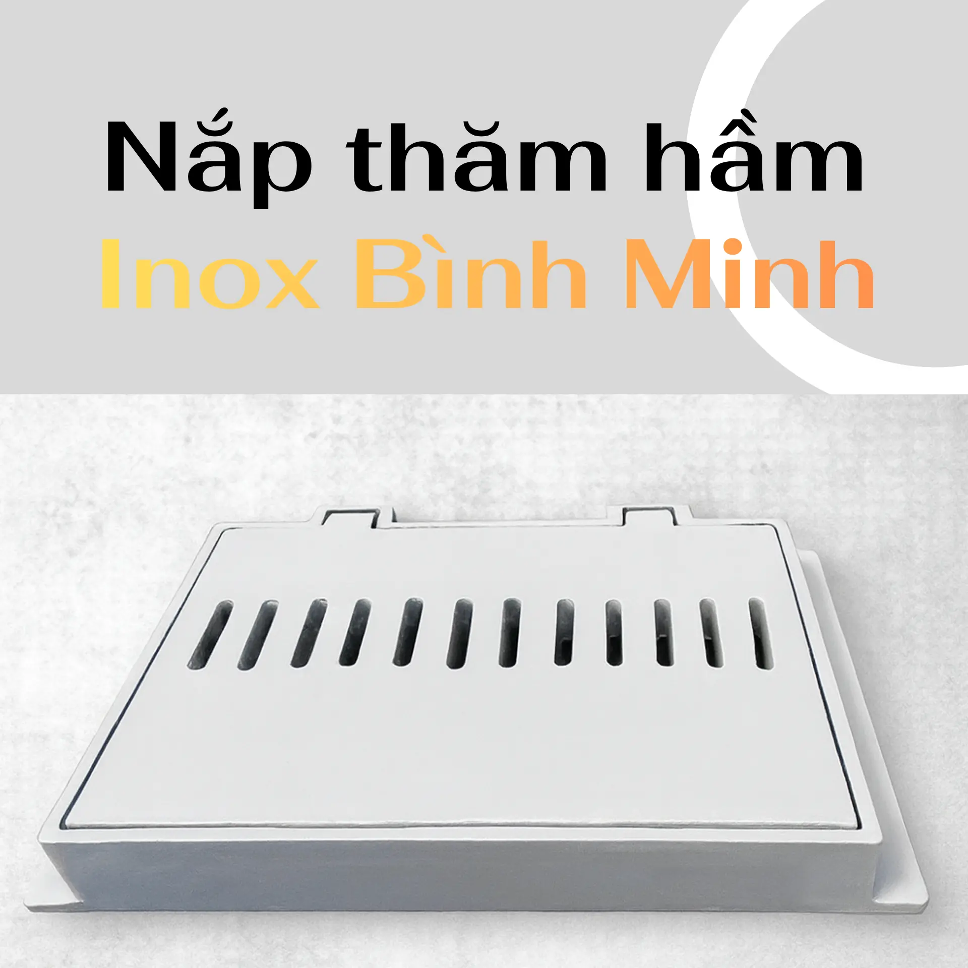 Nắp thăm hầm inox