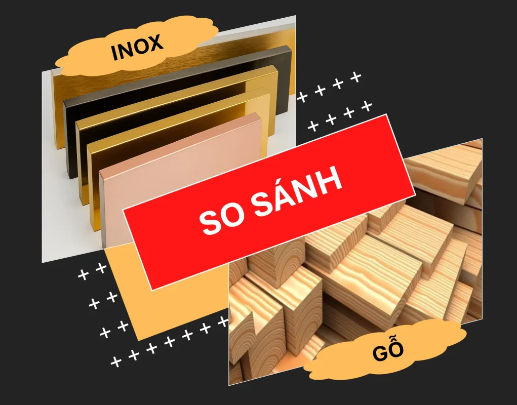 So sánh cửa inox và cửa gỗ