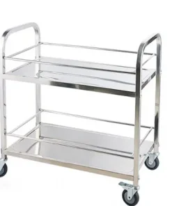 xe đẩy thức ăn 2 tầng